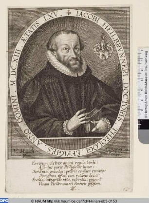 Der Theologe Jakob Heilbrunner im Alter von 65 Jahren