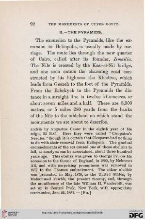 II: The pyramids