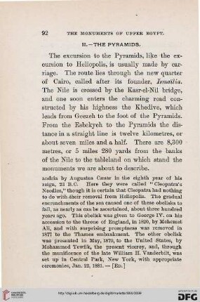 II: The pyramids