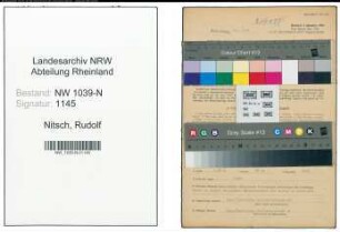 Entnazifizierung Rudolf Nitsch , geb. 19.04.1903 (Schachtmeister)