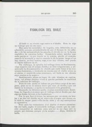 Fisiología del baile