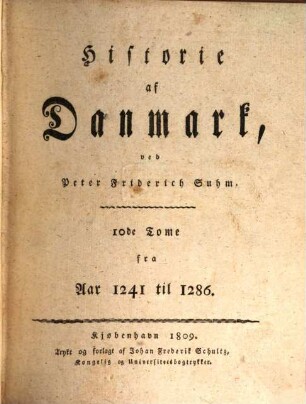 Historie af Danmark, 10. Fra Aar 1241 til 1286