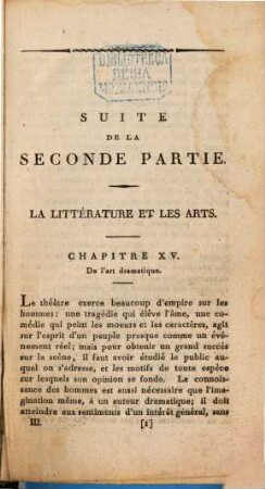De l'Allemagne, Tome Troisième