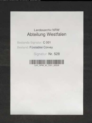 Visitationen im Stift