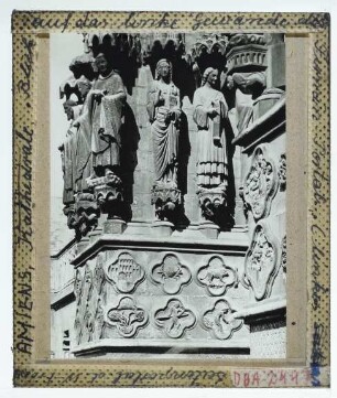 Amiens, Kathedrale Notre Dame : Westfassade, linkes Seitenportal, Firmin-Portal, linkes Gewände