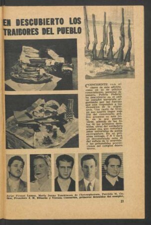 En descubierto los traidores del pueblo
