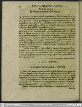 Cap. XXVII. Indiciorum Generalium Concursus