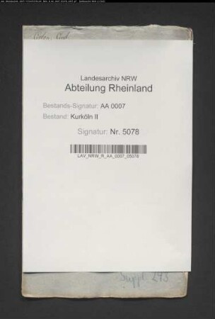 Reparatur der Heintroper Landstraße