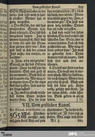 Vom geistlichen Kampf.