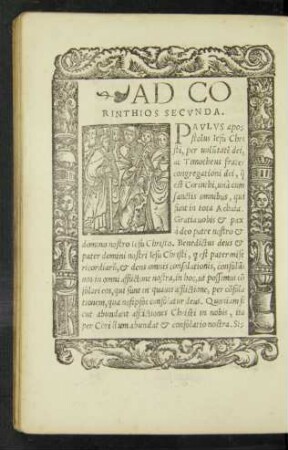 Ad Corinthios Secunda.