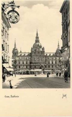 Das Rathaus in Graz