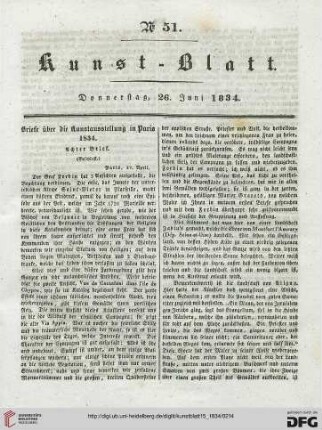 Nr. 51-60 (26 Juni – 29. Juli 1834)
