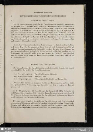5 Petrographische Untersuchungsergebnisse