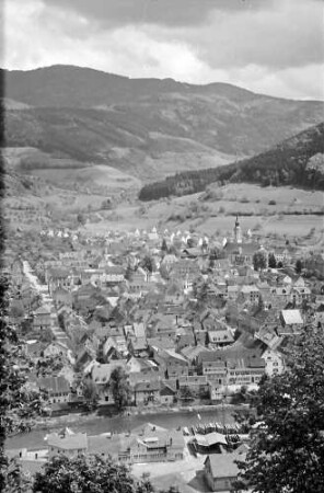 Waldkirch: Blick auf Waldkirch von der Kastelburg