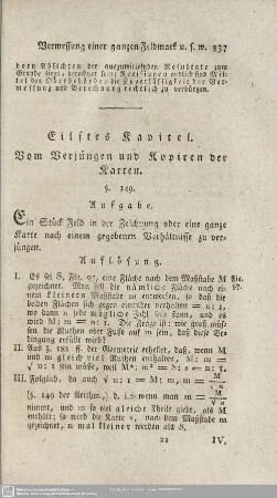 Eilftes Kapitel. Vom Verjüngen und Kopiren der Karten
