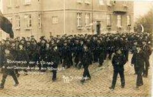 Demonstration während der Novemberrevolution in Wilhelmshaven