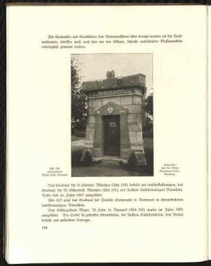Abb. 163. Erbbegräbnis Meyer, Cohn, Neumark. Ausgeführt von der Firma Kampmann & Cie., Graudenz.