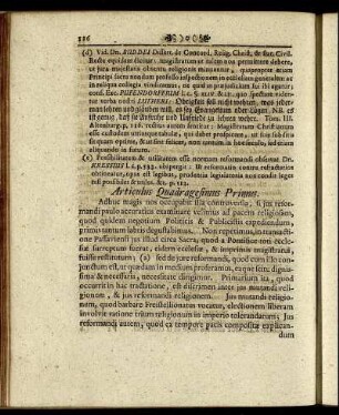 Articulus Quadragesimus Primus. - Articulus Quinquagesimus.