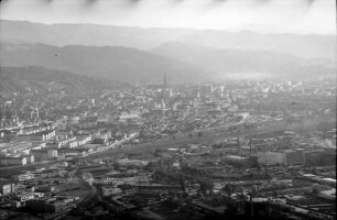 Freiburg: Freiburg von Norden, vom Industriegebiet