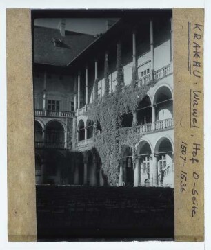 Krakau, Wawel-Schloss : Hof