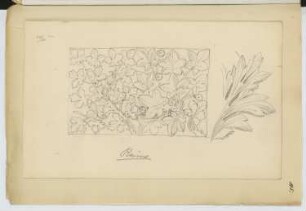 Kathedrale, Reims: Details (aus: Skizzen- und Fotoalbum 10)