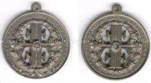 Deutschland, Sachsen, tragbare Medaille auf das Turnfest Leipzig 1863
