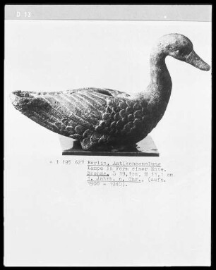 Lampe in Form einer Ente