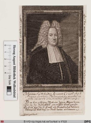 Bildnis Johann Gottfried Roesner