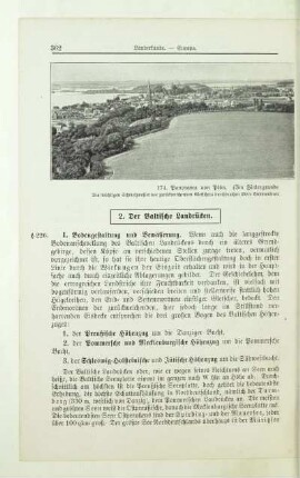 Panorama von Plön. (Im Hintergrunde ein altes dänisches Schloß, jetzt Kadettenanstalt.)