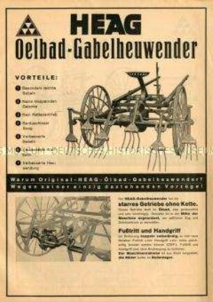 Gabelheuwender und vollautomatischer Gabelheuwender