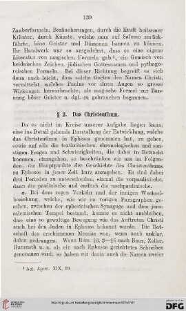 § 2: Das Christenthum