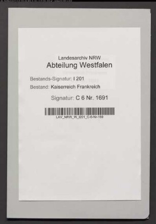 Verkauf eines Stück Gartenlandes, gt. Bruchweide, Gemeinde Isselburg, an Nering Bögel, Maire in Isselburg (Nr. 1694).