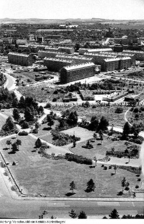 Dresden. Blick vom Rathausturm, 1958