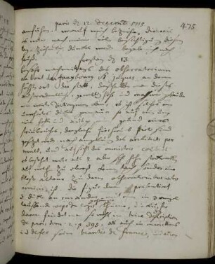 Paris 12. - 17. Dezember 1715
