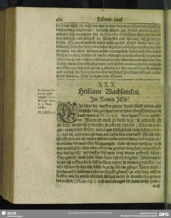 XXX. Heilsame Wachsamkeit