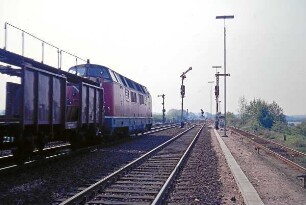 Bad Oldesloe: Bahnhofsausfahrt Richtung Hamburg