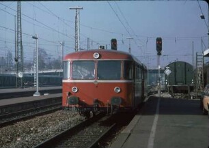 Göppingen Einfahrt Schienenbus 797 504
