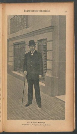 Dr. Antonio Bermejo, presidente de la Suprema Corte Nacional - [Retrato] : Transeúntes conocidos