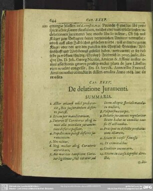 Cap. XXXV. De delatione Juramenti