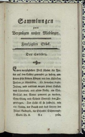 Funfzigstes Stück.