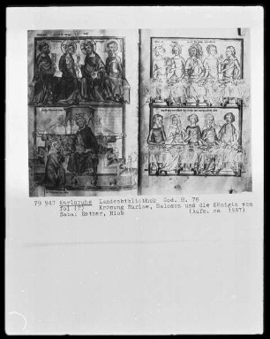 Speculum humanae salvationis — Szene aus dem alten Testament