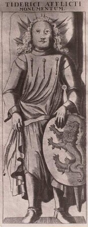 Tiderici Afflicti Monumentum. Tafel 36. Kupferstich nach Grabplatte