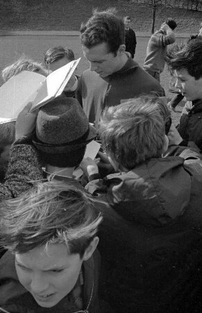 Fußball-Länderspiel Deutschland - Marokko im Wildparkstadion.