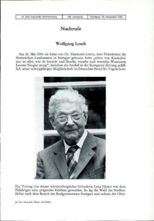 Wolfgang Losch