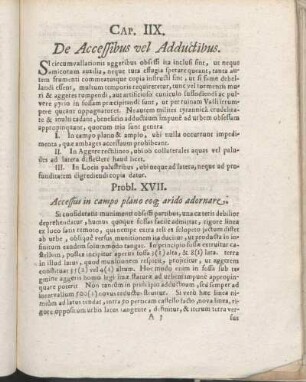 Cap. IIX. De Accessibus vel Adductibus.