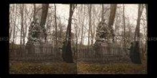 Denkmal, Die Hoffnung tröstet die Trauer, im Schlosspark Hohenzieritz.