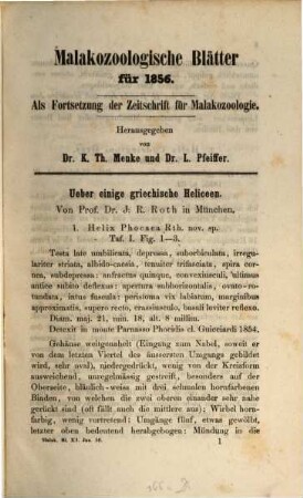 Malakozoologische Blätter. 3, 3. 1856 (1857)