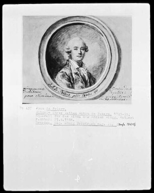 Bildnis ihres Gatten Johann Anton de Peters