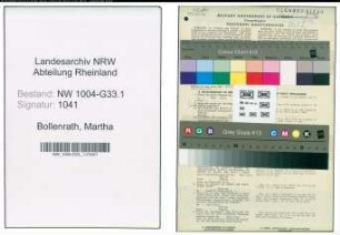 Entnazifizierung Martha Bollenrath , geb. 11.05.1893 (Lehrerin)
