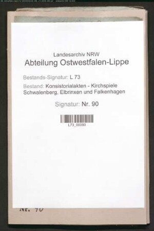 Lutherischer Prediger zu Falkenhagen: Biesterfeldische Begräbnisse zu Falkenhagen